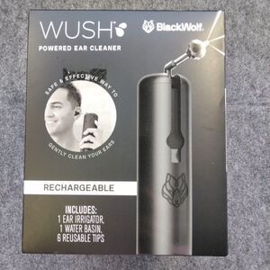 BlackWolf WUSH POWERED Ear Cleaner - Black - BRAND NEW